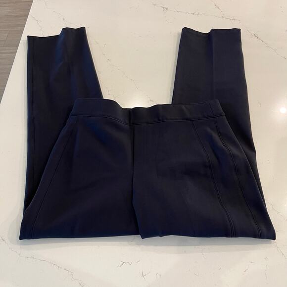 Spanx SPANXsupersmooth PerfectFit Ponte Slim Straight Pant in Navy Size Large - Picture 5 of 12